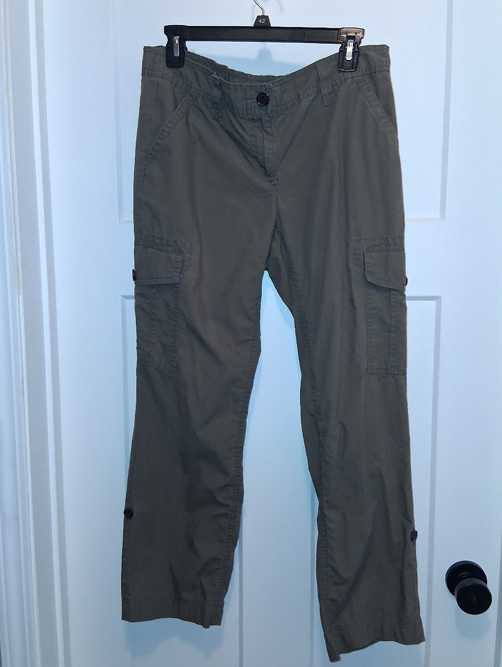 Lands' End Womens Olive Utility Pants